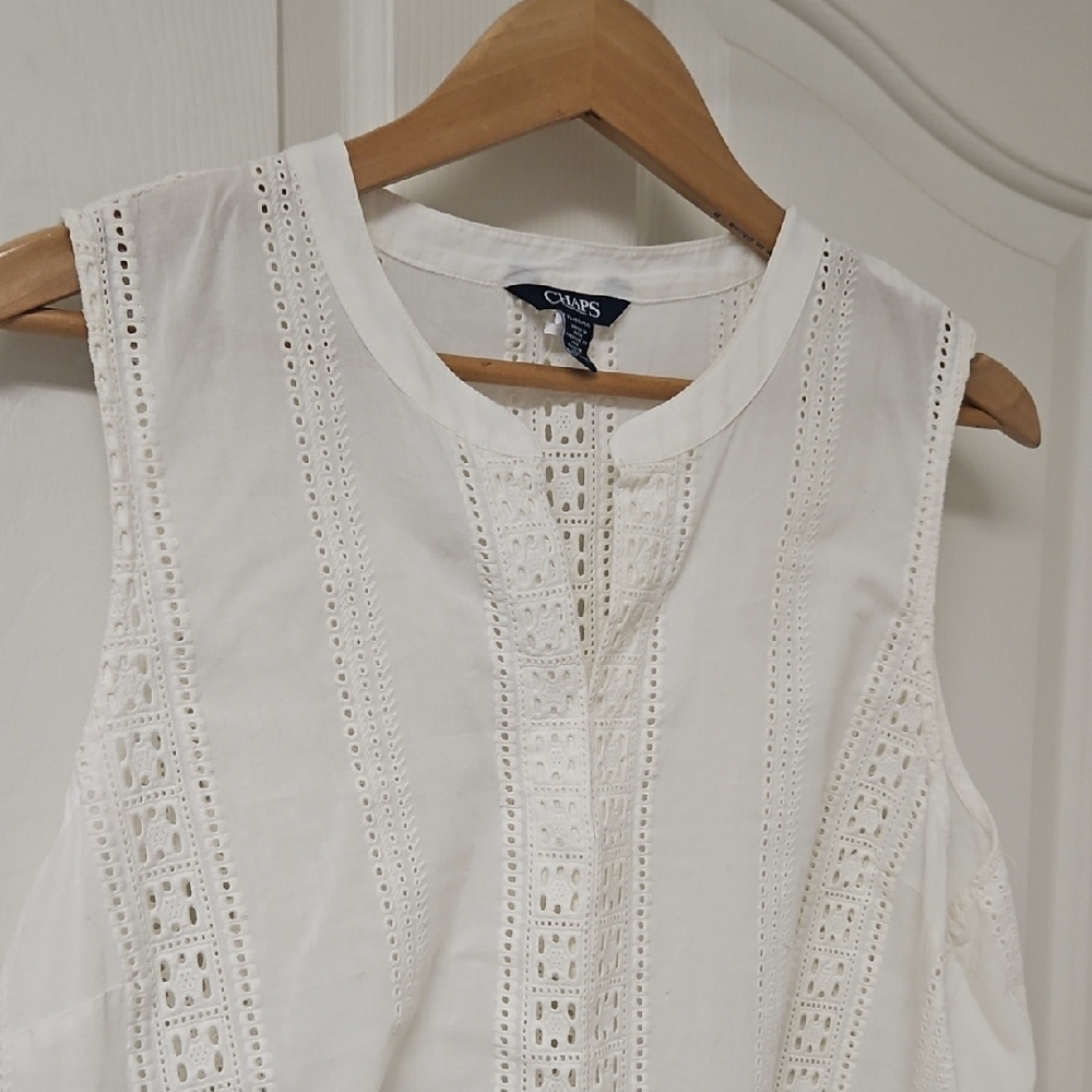 Boho Chaps Sleeveless Cotton Blouse - Picture 2 of 5